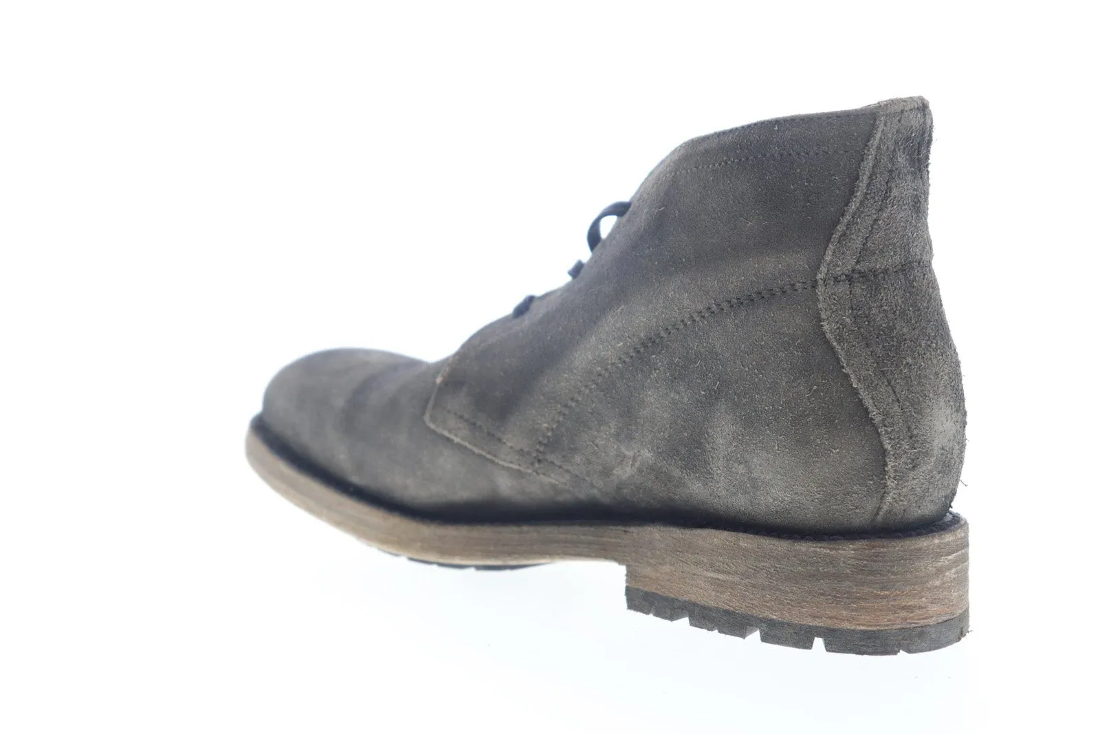 Frye Men's Gray Leather Mid Top Chukka Boots - Bowery Chukka 80324