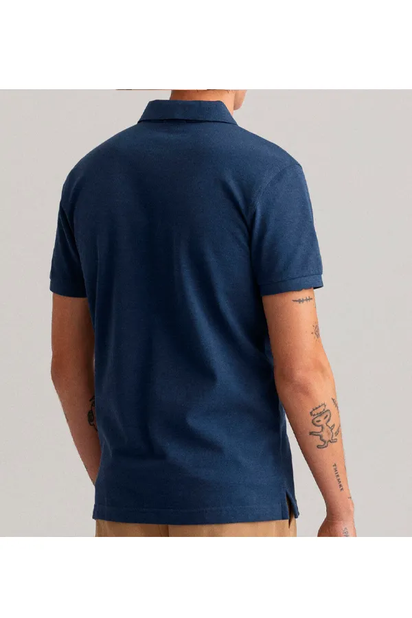 GANT Piqué S/S Polo Regular Marine