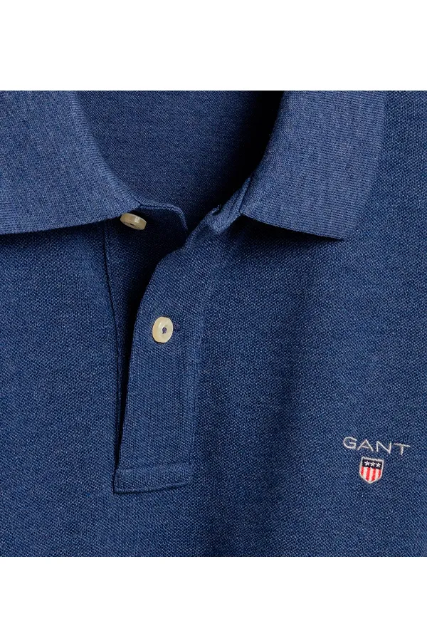 GANT Piqué S/S Polo Regular Marine