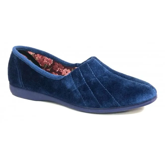 Blueberry Blue Slip-On Women's Slippers