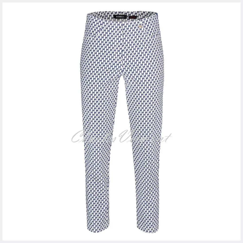 Geometric Print Cropped Trouser Robell Bella 09 - 7/8 51560-54381-69