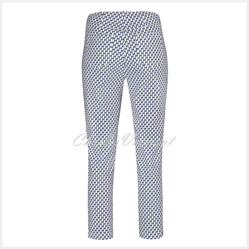 Geometric Print Cropped Trouser Robell Bella 09 - 7/8 51560-54381-69