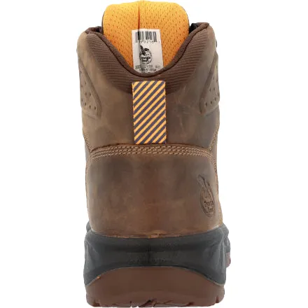 Georgia Boot Waterproof Brown Round Toe Work Boot