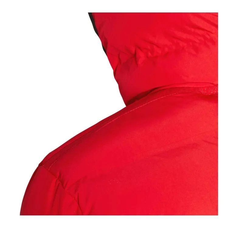 Red Geox Men's Short Hooded Jacket M2629C Spherica Hood Mid