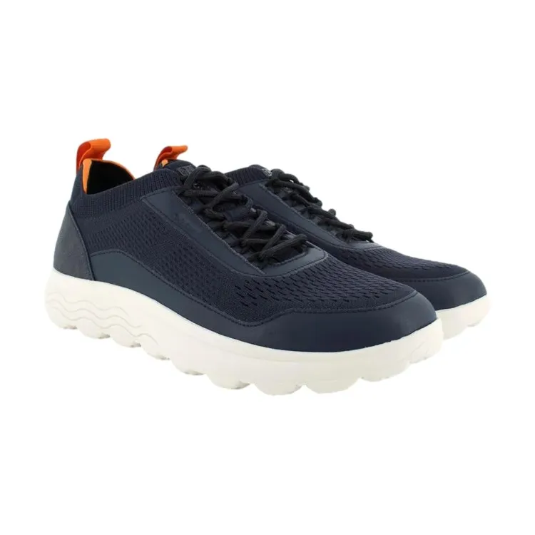 Geox Men's Blue Lace-Up Sneakers U35BYA0006