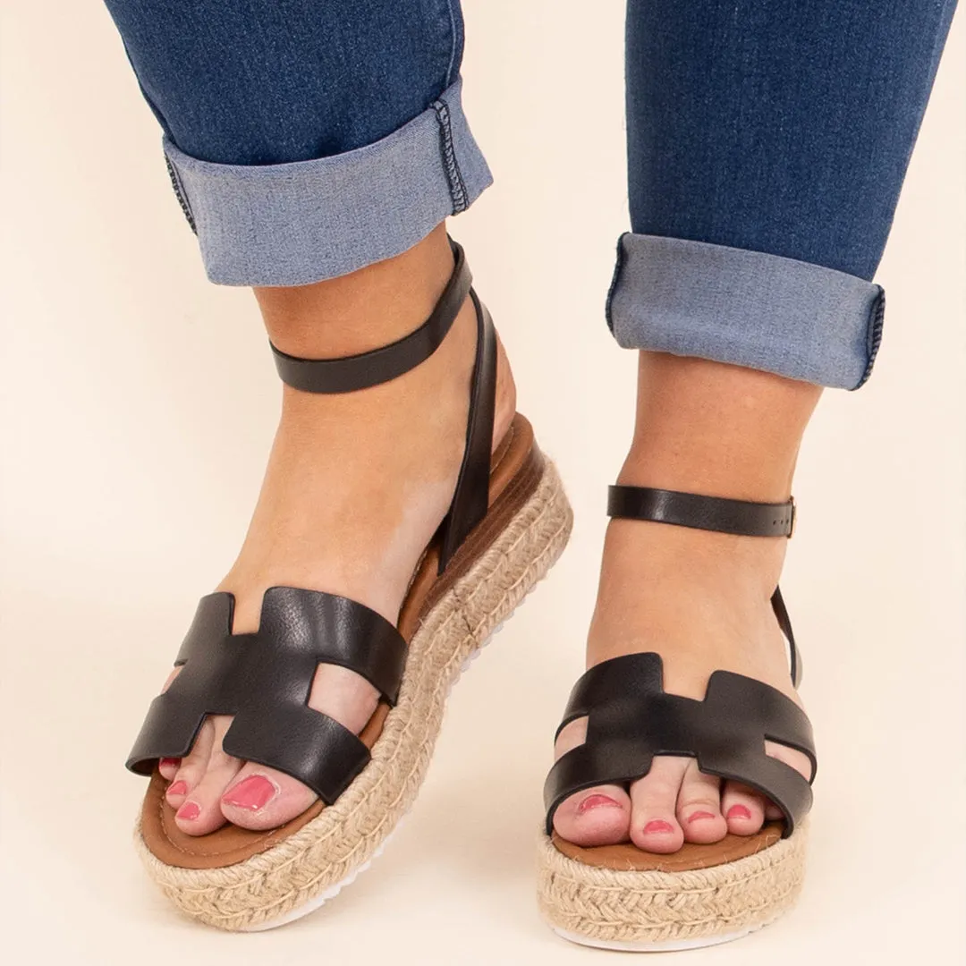 Getaway Sandals - Black