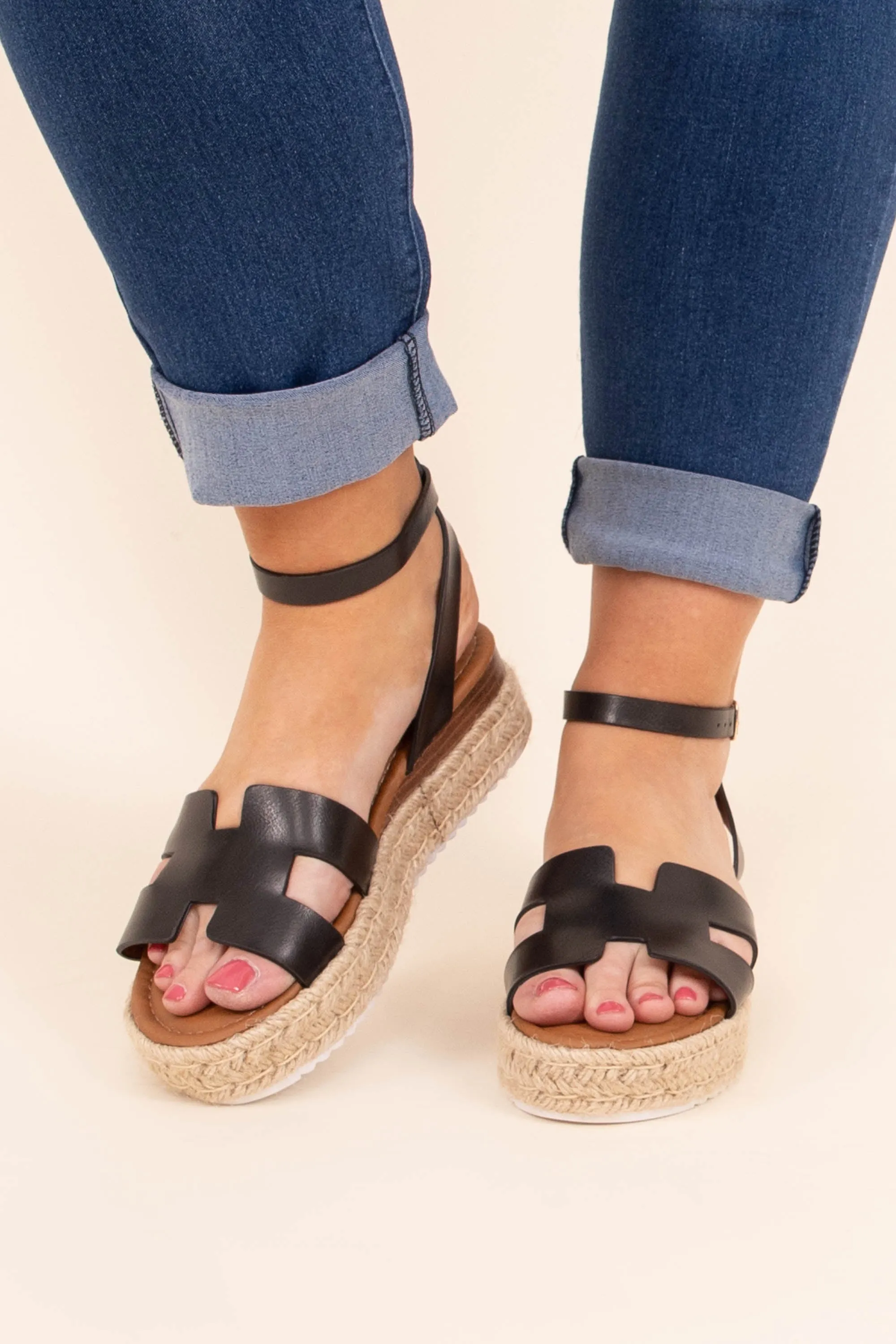 Getaway Sandals - Black