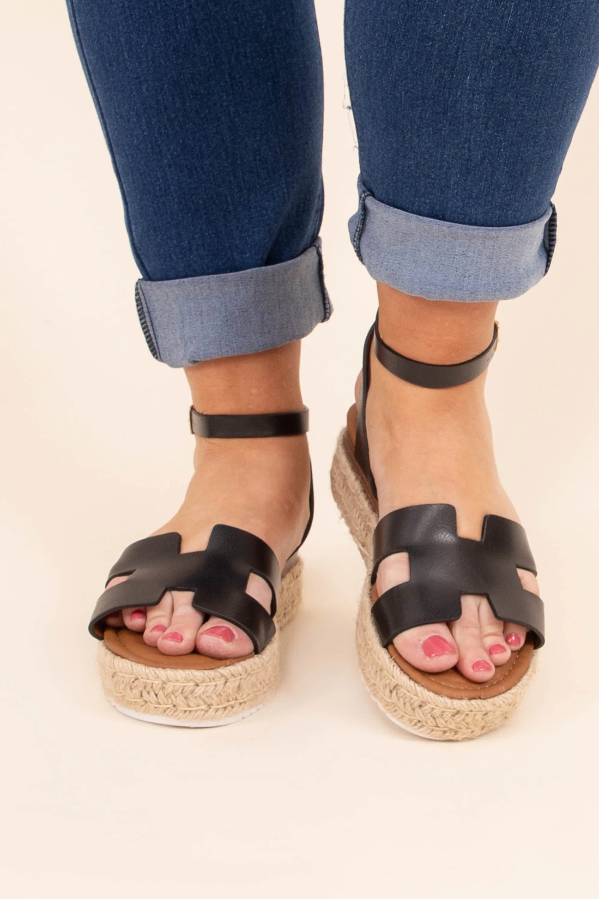 Getaway Sandals - Black