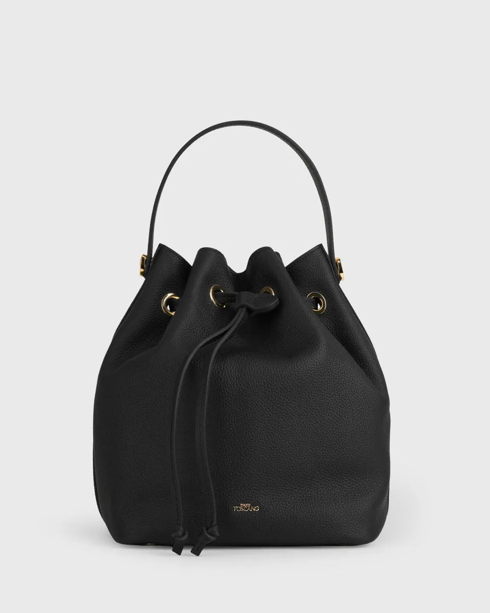 Gianna Bucket Bag (Black)