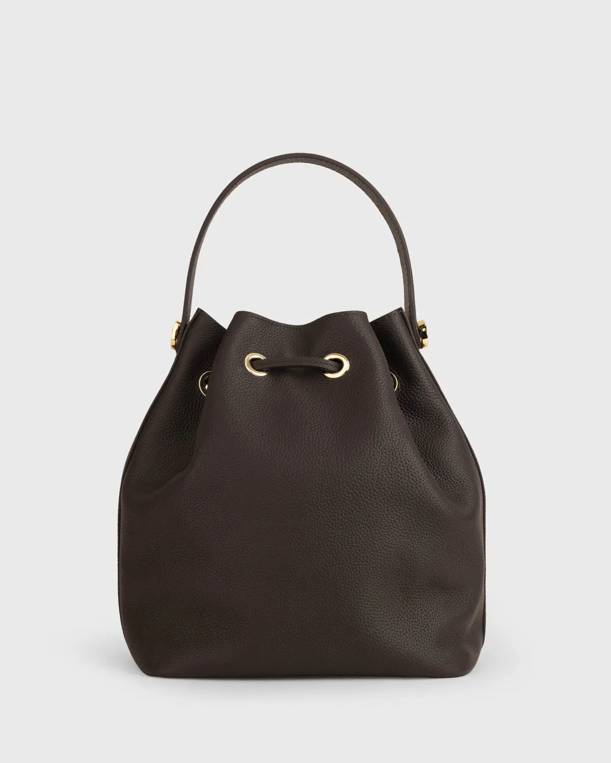 Gianna Bucket Bag (Dark Plum)