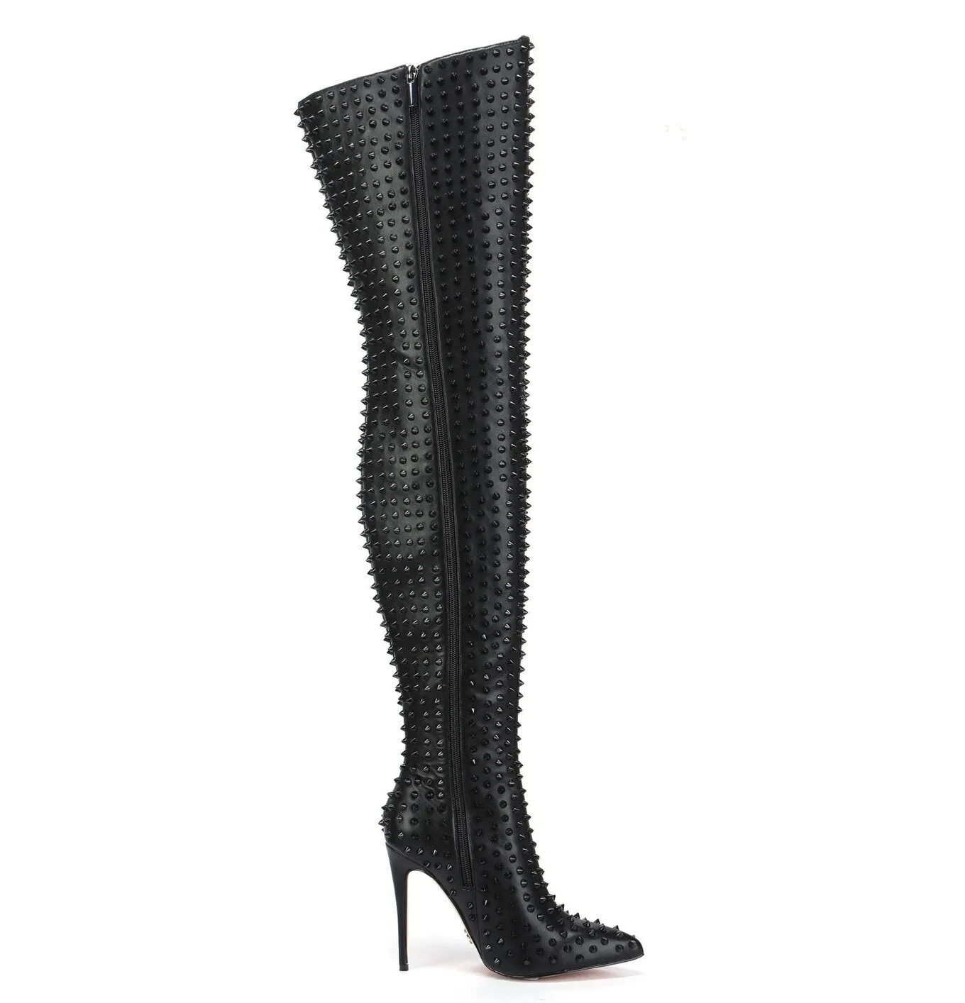 Giaro TINDRA BLACK/BLACK THIGH BOOTS  