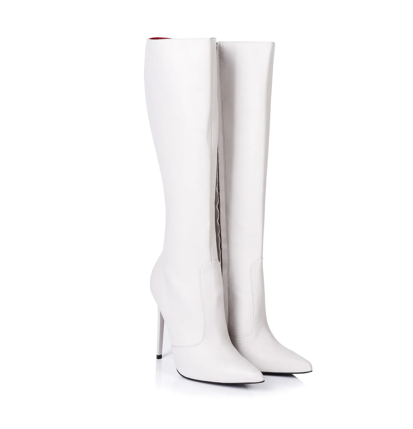 Giaro ZIRA LIGHT GREY KNEE BOOTS Bootilicious style