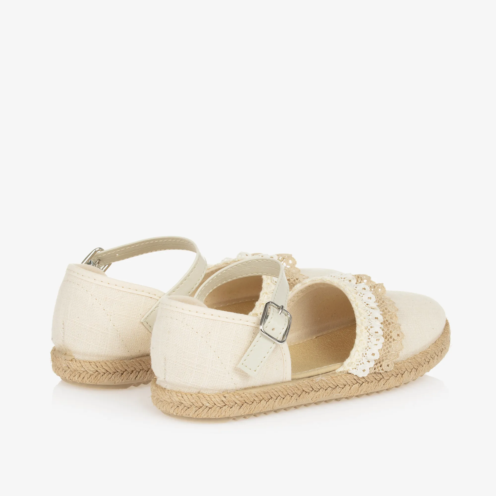 Beige Lacey Espadrilles