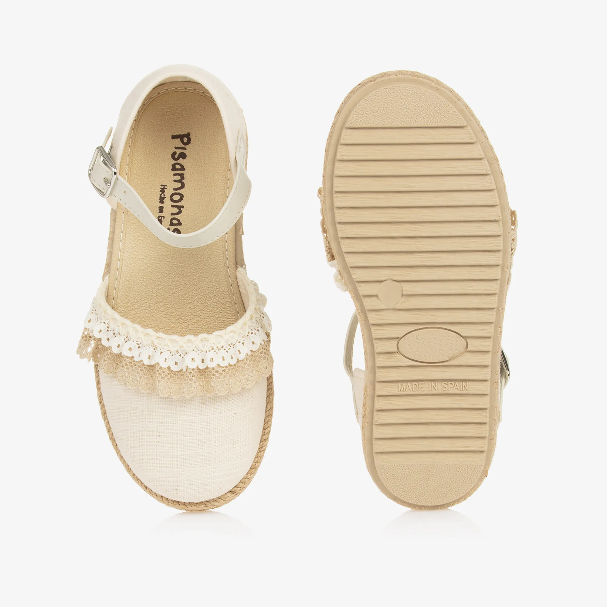 Beige Lacey Espadrilles