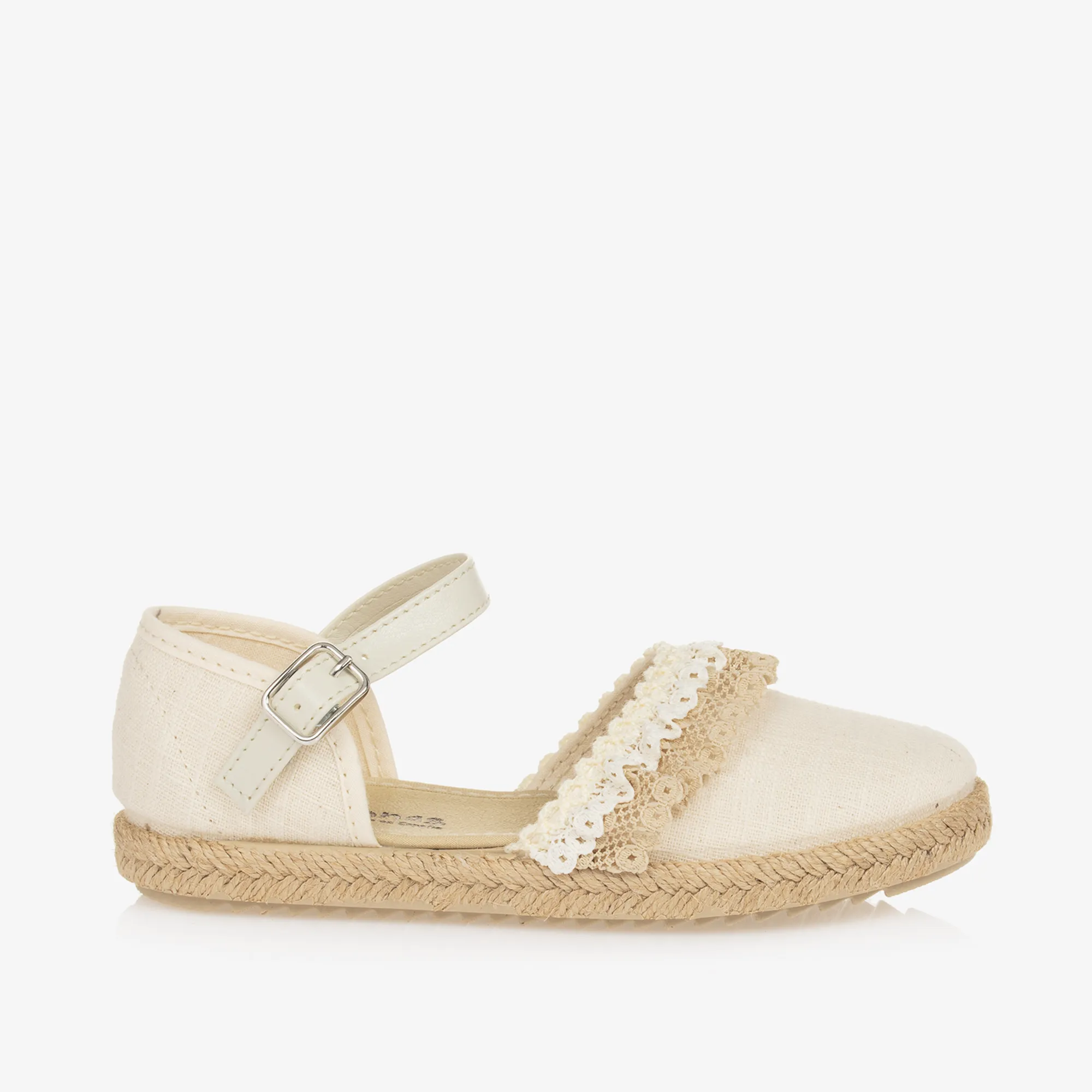 Beige Lacey Espadrilles