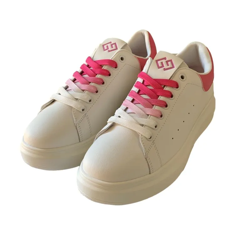 Gold & Gold Scarpe Donna Sneakers Fuxia Bianco GB810