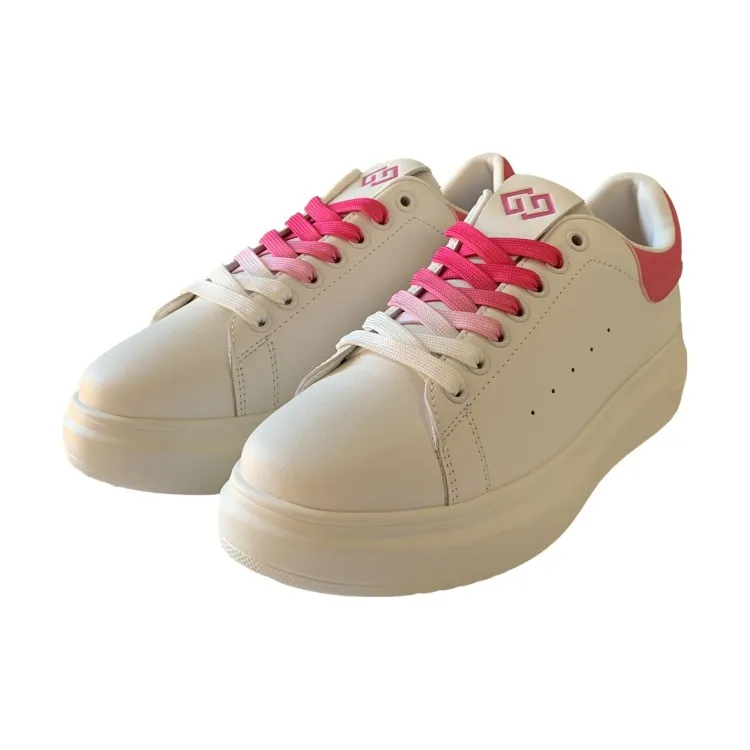 Gold & Gold Scarpe Donna Sneakers Fuxia Bianco GB810