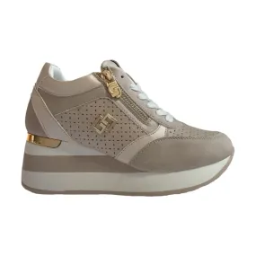 Beige Women's Sneakers GB825 by Gold & Gold