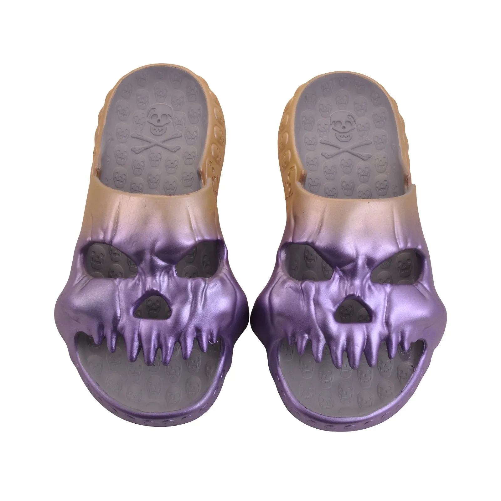 Gradient Skull Sandals