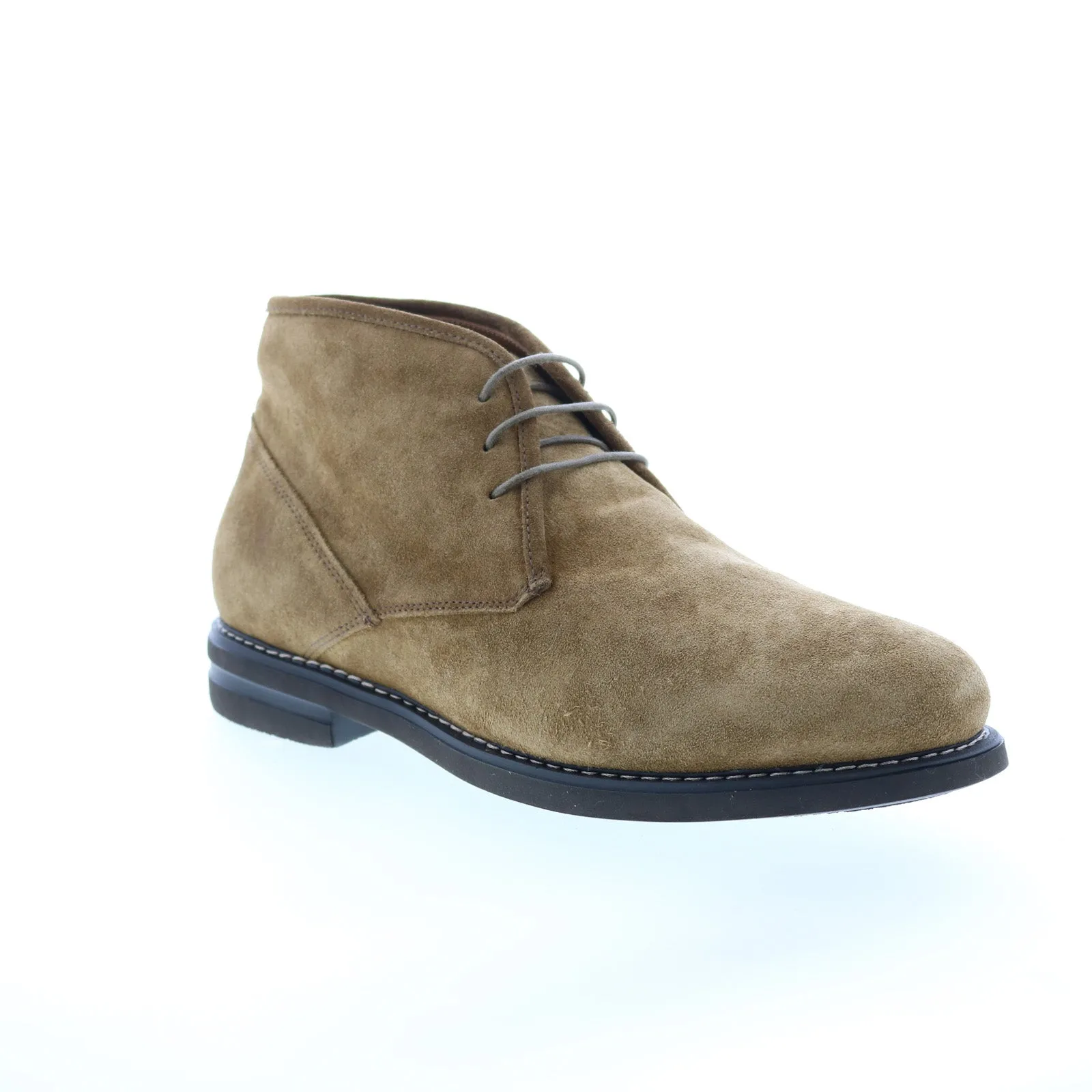 Gray Suede Lace-Up Chukka Boots for Men by Bruno Magli - Orlando Collection