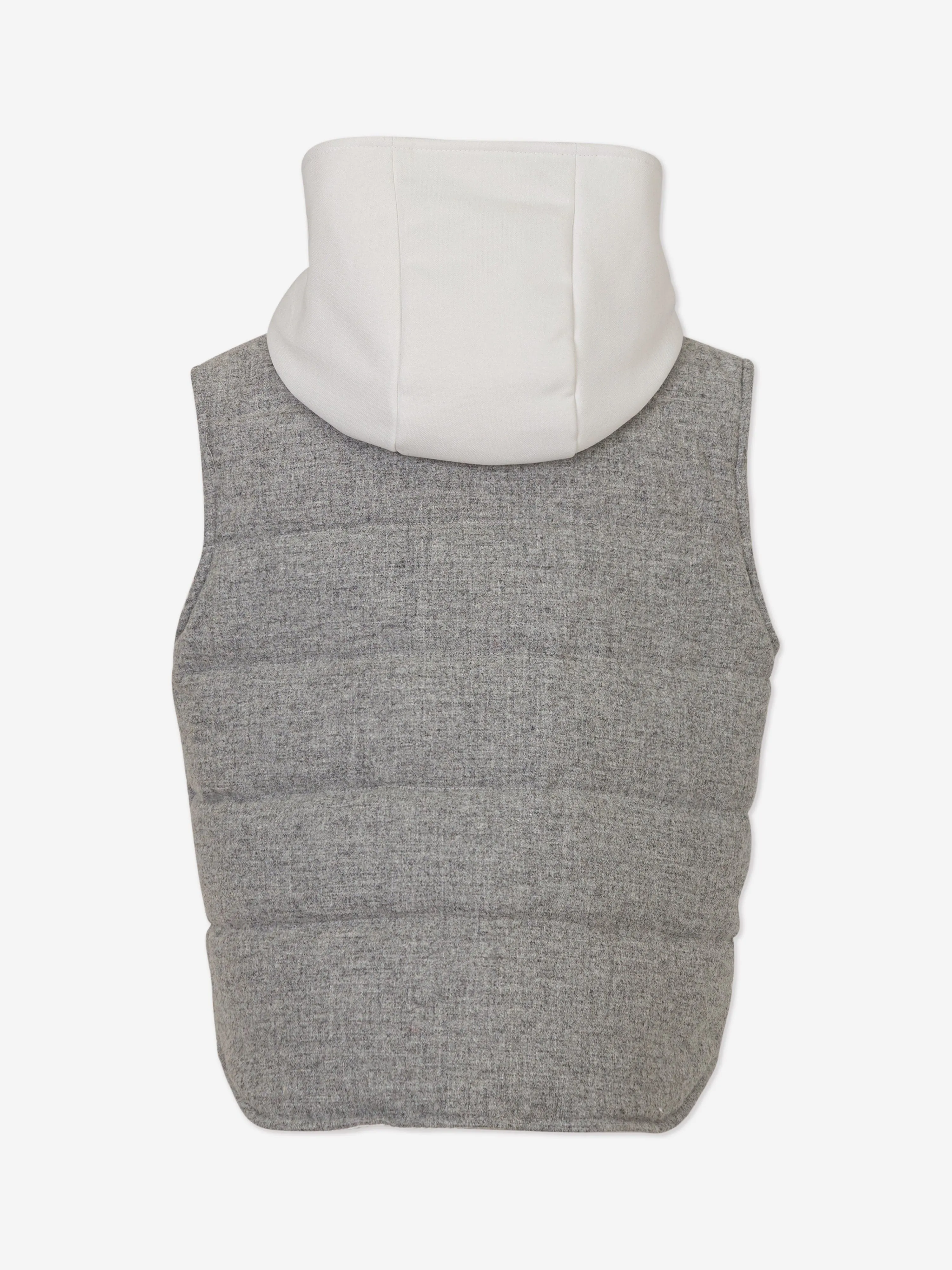 Grey Boys Hooded Gilet - Shop Eleventy Now