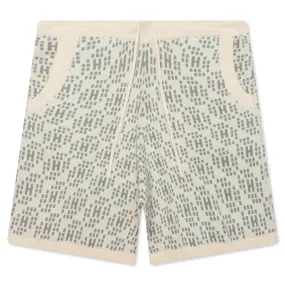 Knit Shorts in Bone Color