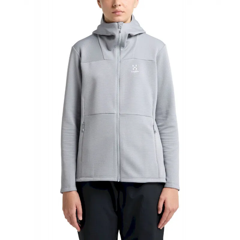 Haglöfs Willow Mid Hood Women - Fleece Jacket - Donna