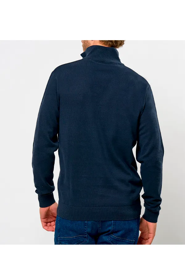 Half-Zip Knit in Navy Blue by U.S. POLO ASSN.