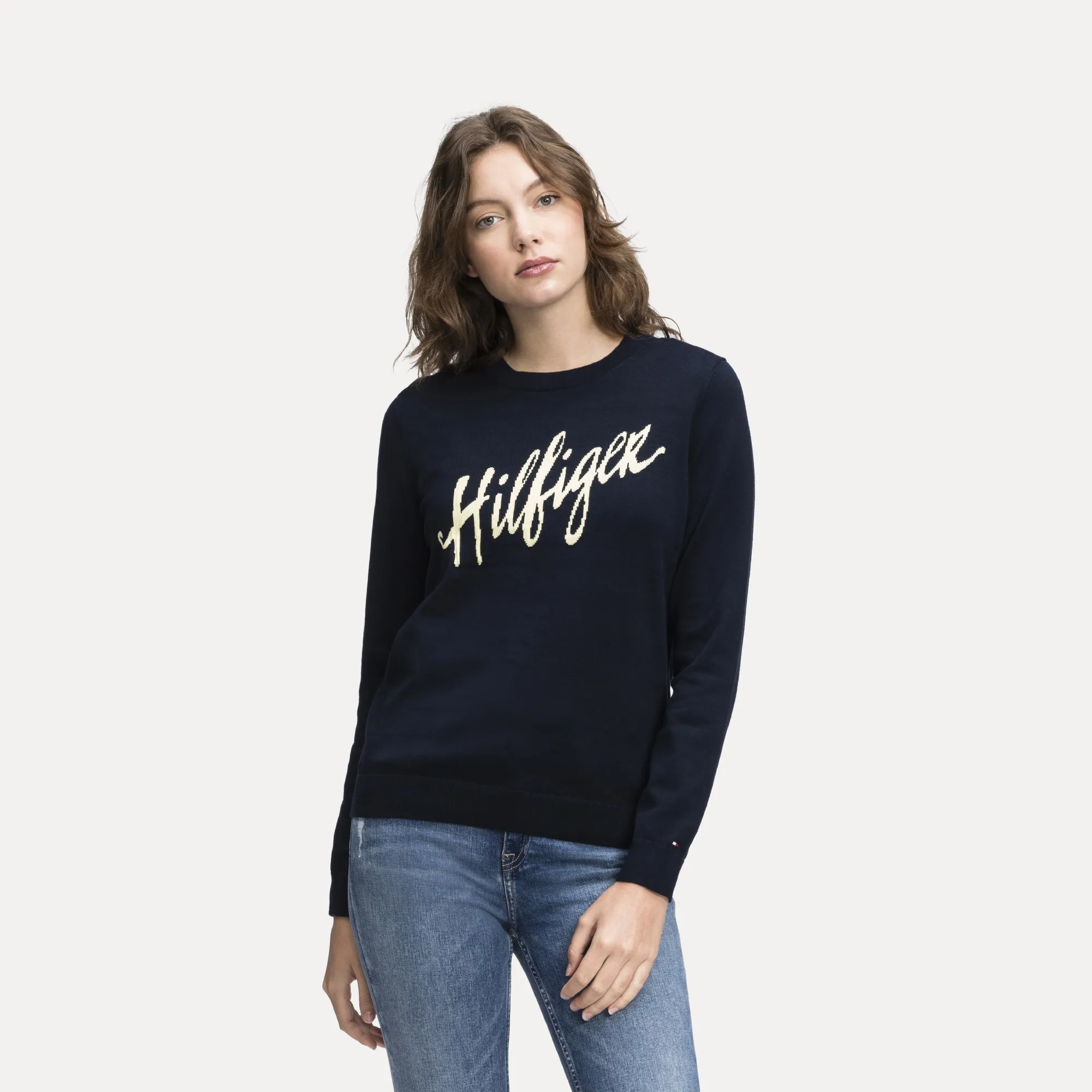 Tommy Hilfiger Handwriting Logo Jumpers