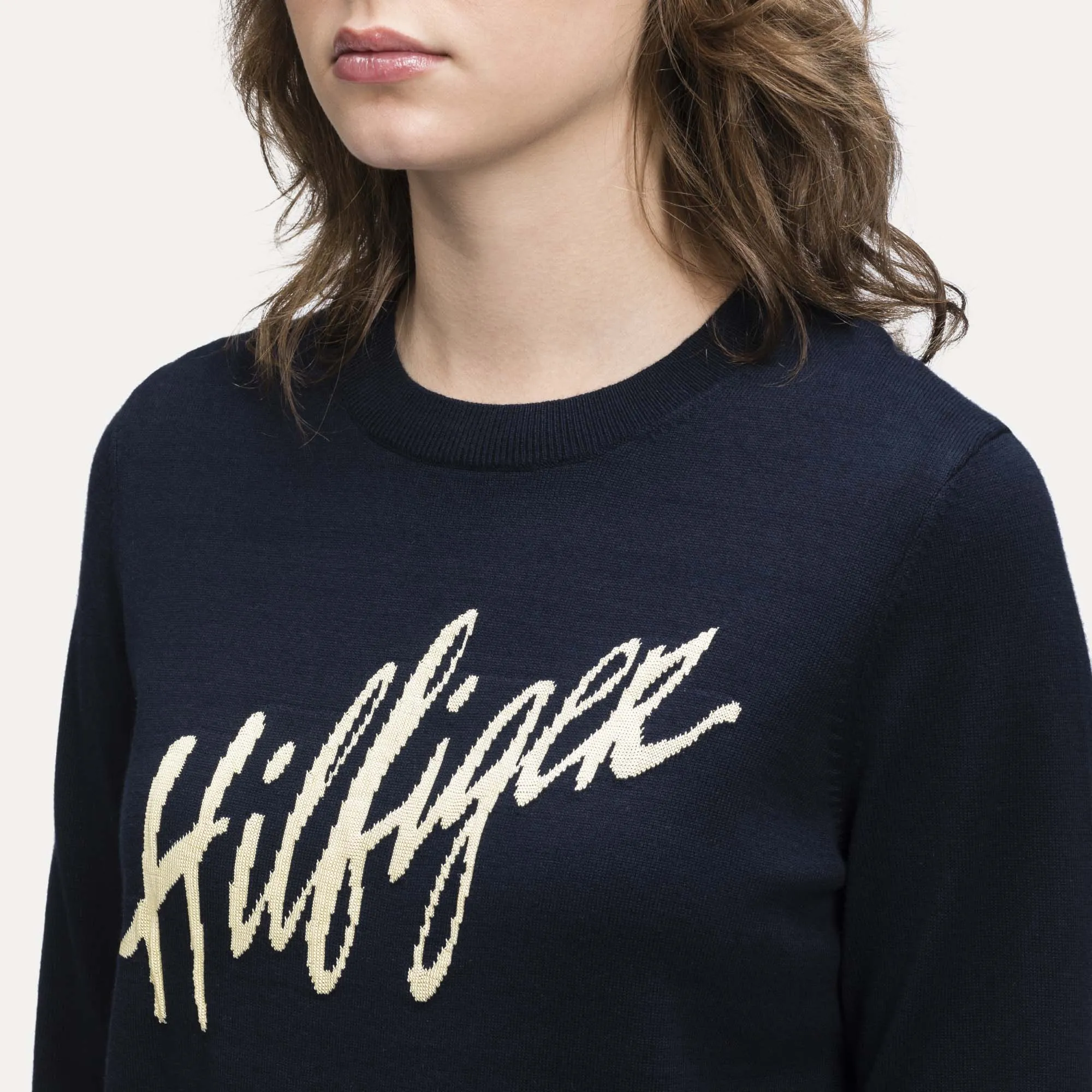 Tommy Hilfiger Handwriting Logo Jumpers