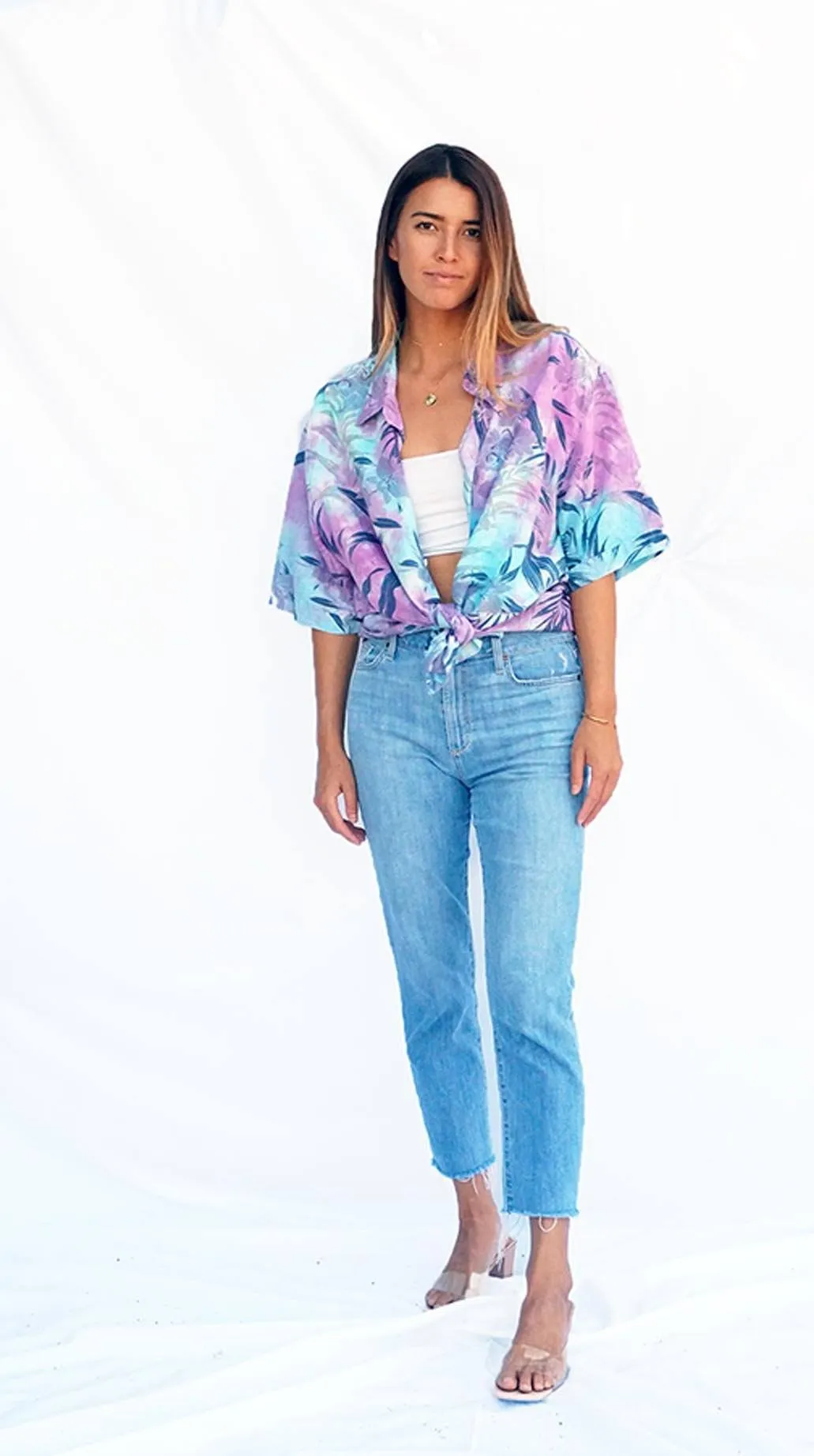 Hawaiian Kai Shirt - Vibrant Tie Dye