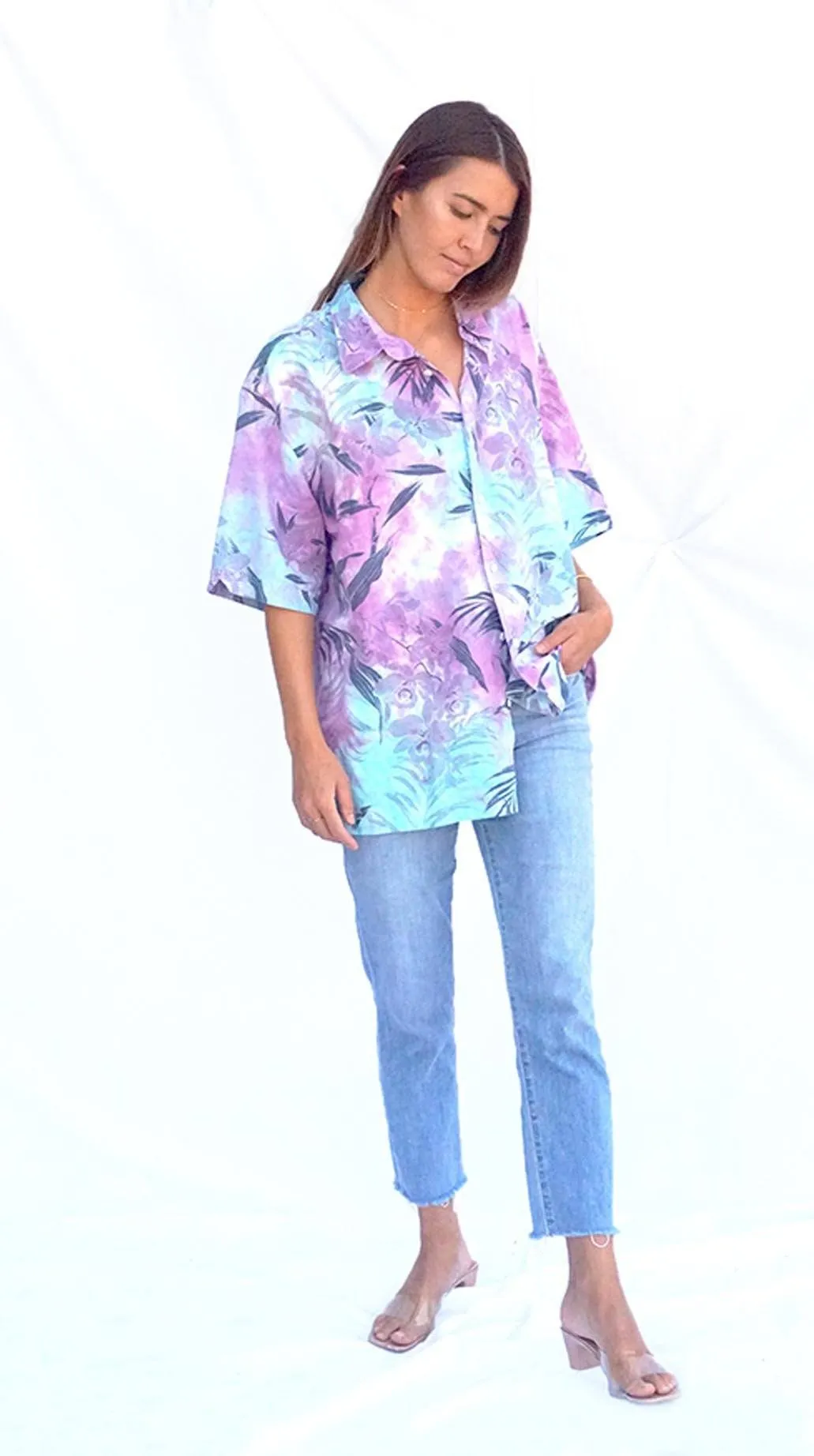 Hawaiian Kai Shirt - Vibrant Tie Dye