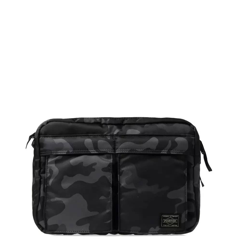 Head Porter Black Camo Shoulder Bag