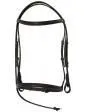 Advantage Plain Raised Snaffle Bridle With Laced Reins by Henri de Rivel