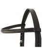 Advantage Plain Raised Snaffle Bridle With Laced Reins by Henri de Rivel