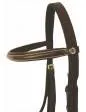 Henri de Rivel Padded Bridle With Laced Reins.