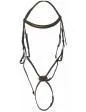 Henri de Rivel Pro Mono Crown Raised Figure 8 Bridle With Rubber Reins