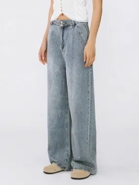 High Waist Oversized Jeans