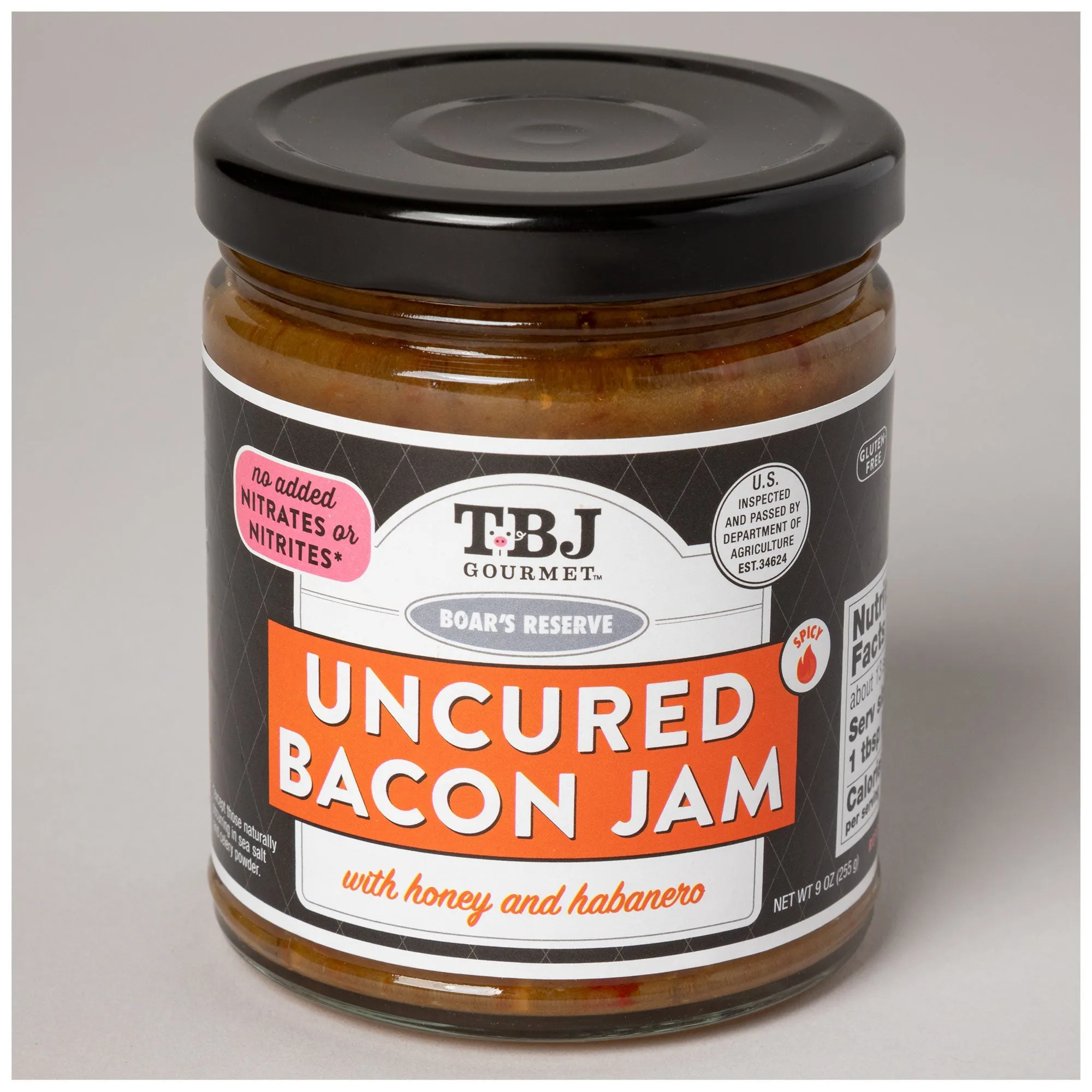 Honey Habanero Uncured Bacon Jam by TBJ Gourmet