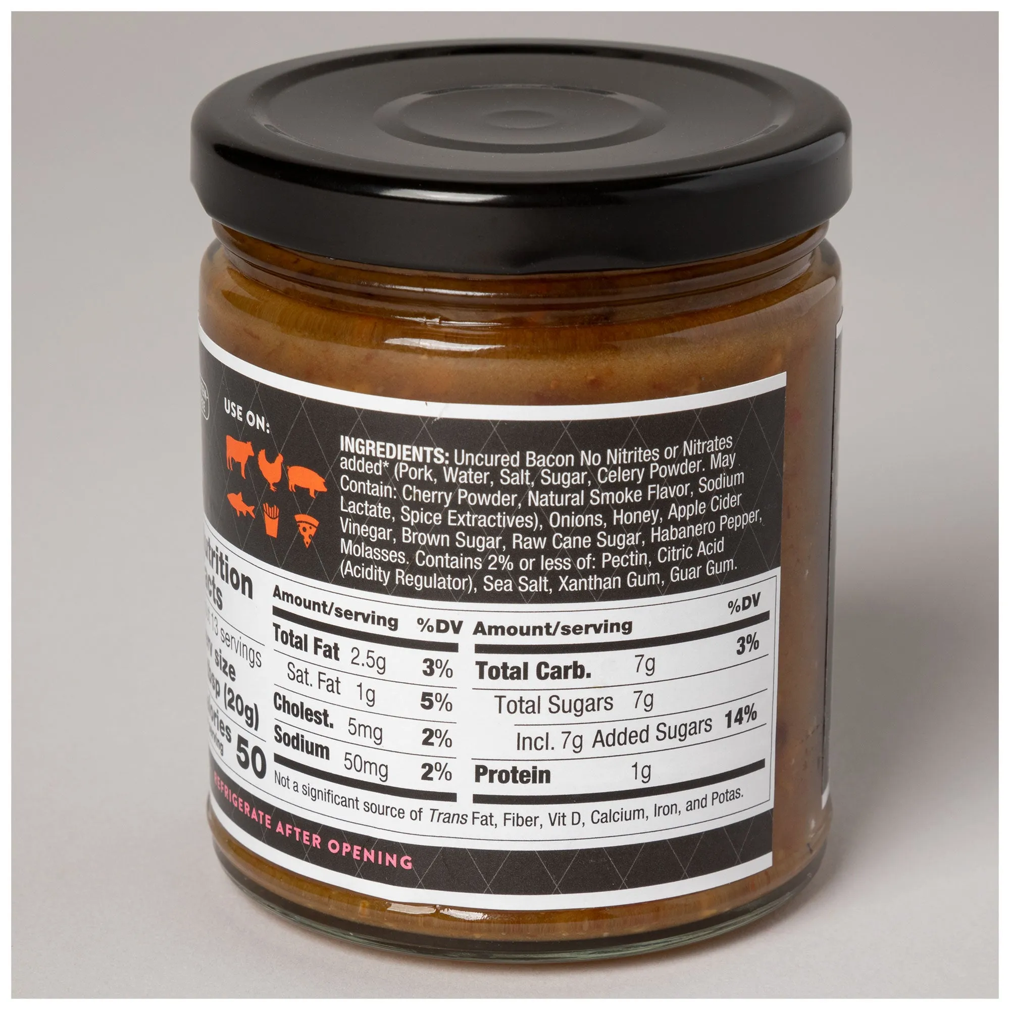 Honey Habanero Uncured Bacon Jam by TBJ Gourmet