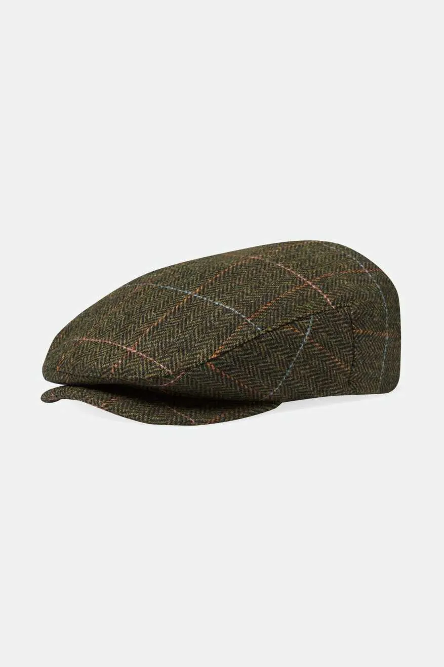 Hooligan Flat Cap - Bronze/Black