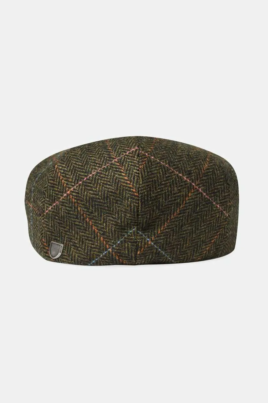 Hooligan Flat Cap - Bronze/Black