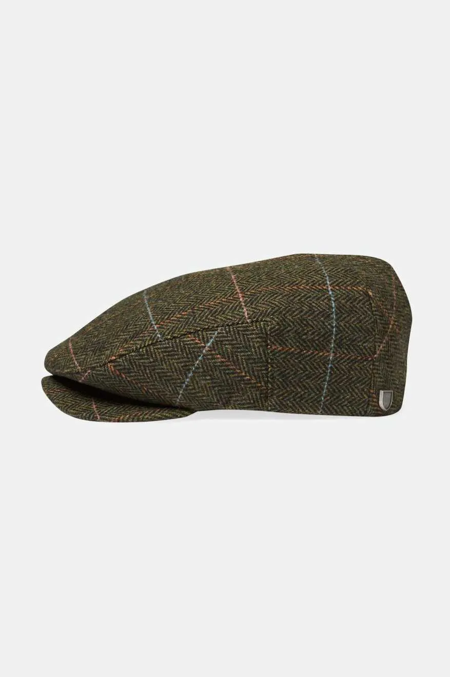 Hooligan Flat Cap - Bronze/Black