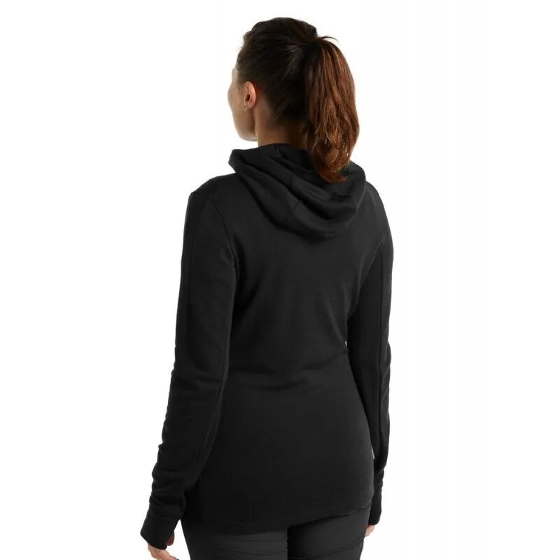 Quantum III LS Zip Hood - Merino Fleece Jacket for Women