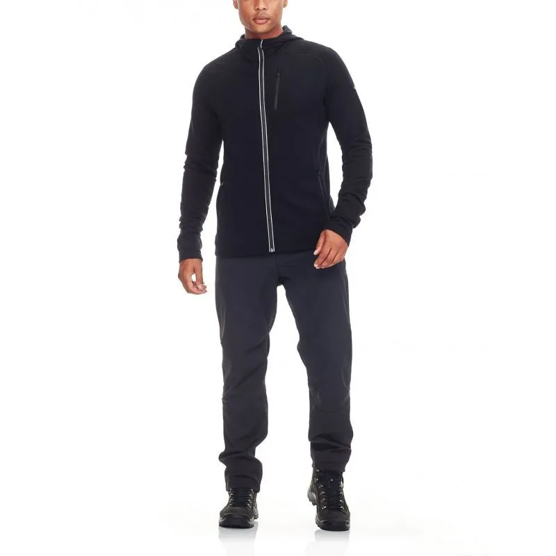 icebreaker  Quantum Long Sleeve Zip Hood - Giacca - Uomo