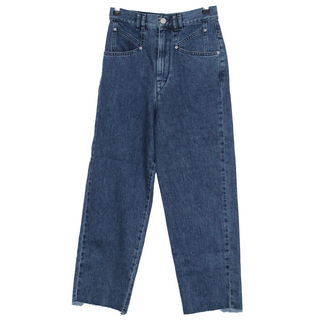 Isabel Marant 295 Blue Dilali Crop Jeans XXS/XS - Brand New