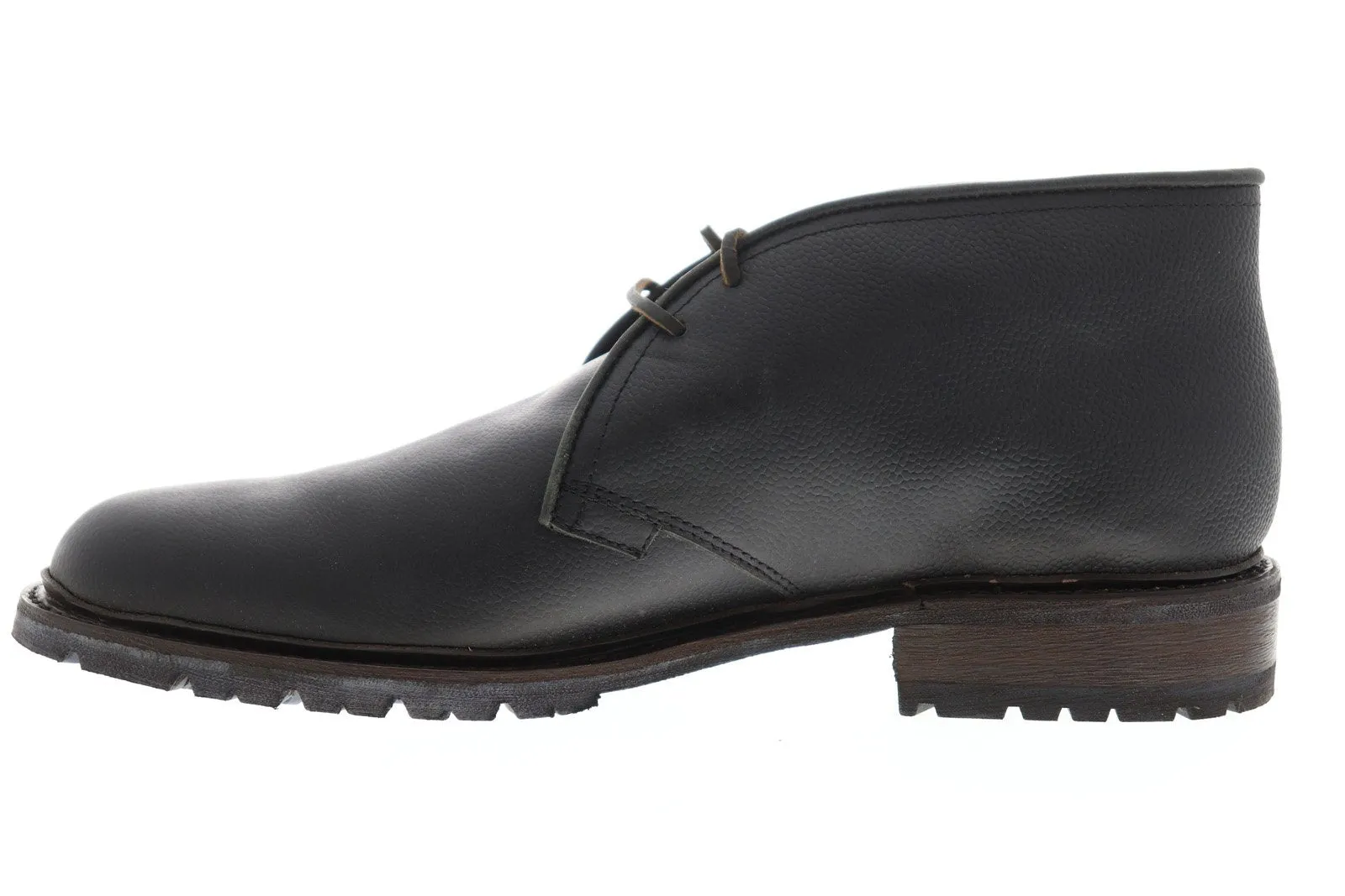 James Lug Chukka Black Leather Boots for Men by Frye - Style 81114