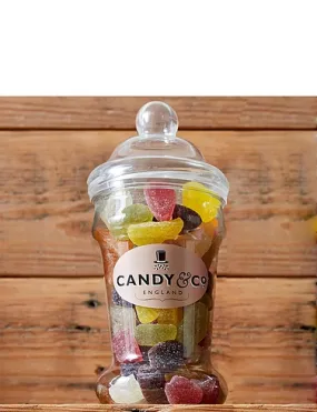 Jar of Fruit Mix Jellies for Sweet Shop