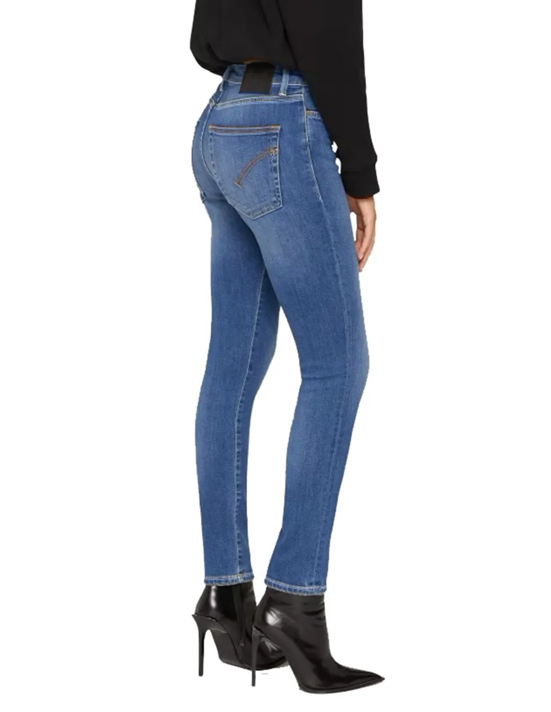 Dondup Donna Iris DP450 blue jeans AI22