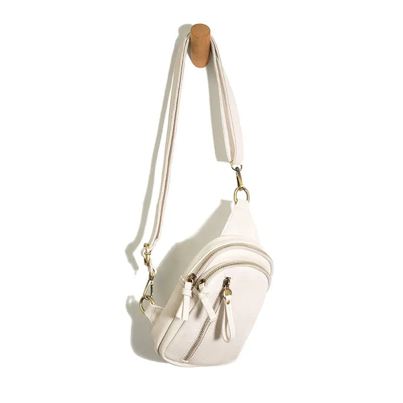 Joy Susan White Skyler Sling Bag